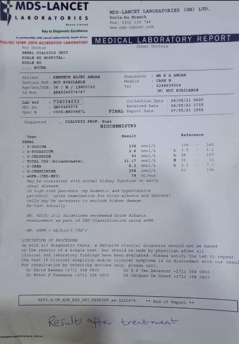 Ghanaian herbalist Dr Wiafe Akenteng claims he's cured over 3,000 kidney disease patients