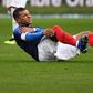 Mbappe lasted less than 35 minutes of the game at the Stade de France