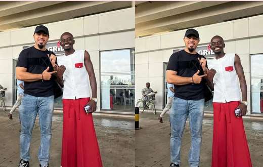 Ramsey Nouah and LilWin