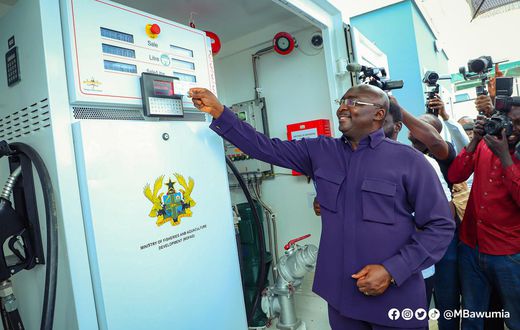 Bawumia commissions automated premix fuel system to revolutionize Ghana's fishing industry