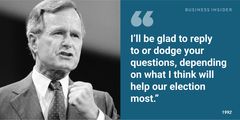 14 of George H.W. Bush's most presidential quotes