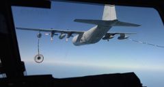 US Marine Corps KC-130T refueling tanker