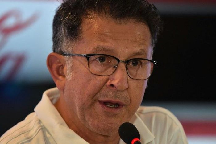 Juan Carlos Osorio, pictured October 2018, who took Mexico to the round of 16 at the 2018 World Cup before losing to Brazil, had looked set to make a winning start in his new job