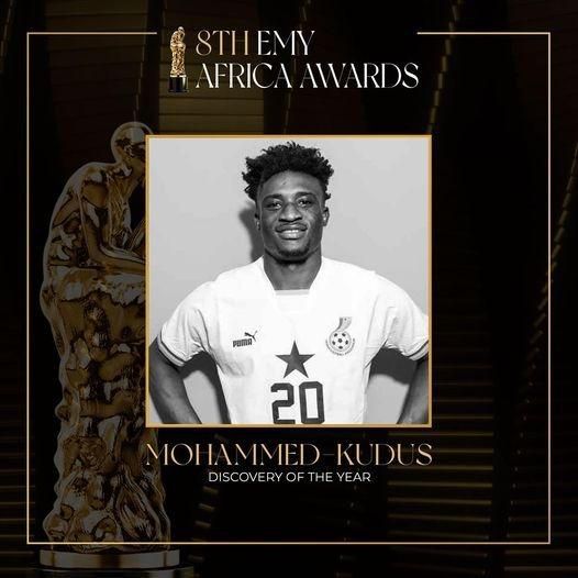 Mohammed Kudus was an awardee at 2023 EMY Africa Awards