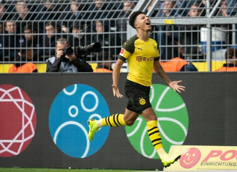 Sancho has now scored five league goals, with a further six assists, after netting twice in an outstanding diplay in Dortmund's 2-2 draw