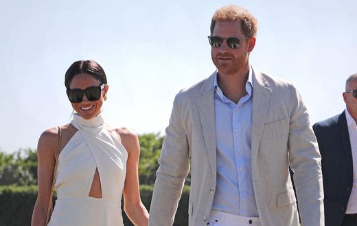 Meghan Markle and Prince Harry attend the Royal Salute Polo Challenge in April 2024.Yaroslav Sabitov/PA Images via Getty Images