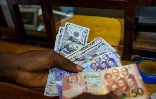 Cedi and dollar