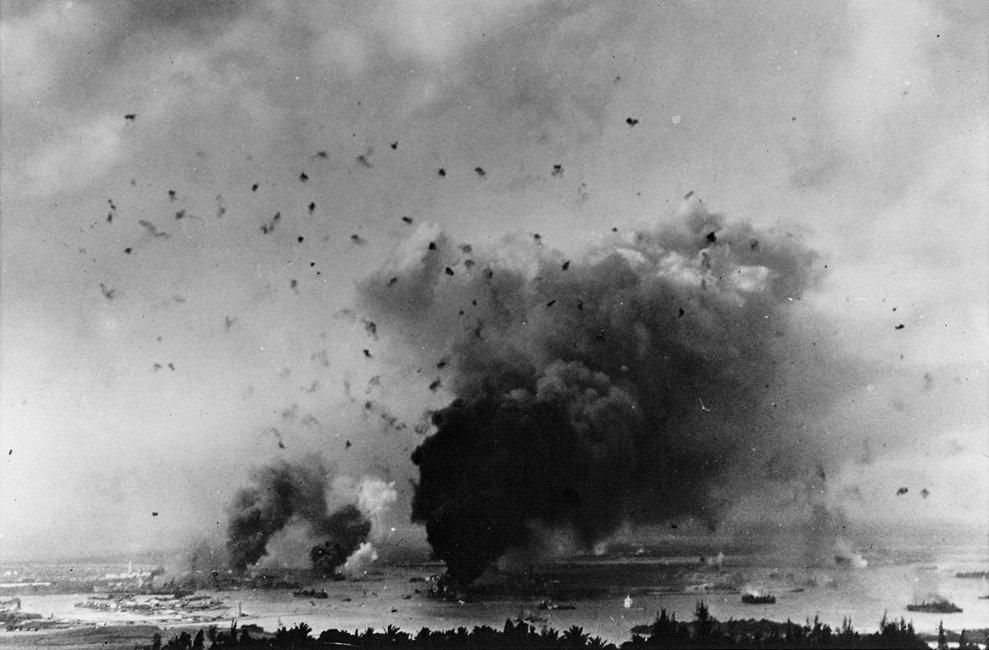Unforgettable photos from the Japanese attack on Pearl Harbor, 77 years ago today