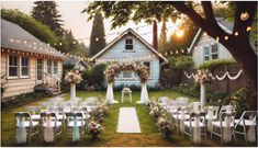 Backyard wedding