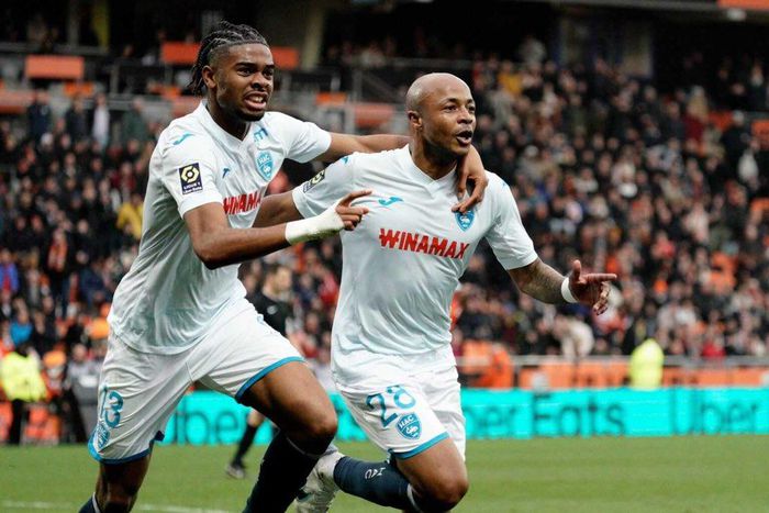 Andre Ayew: Ghana captain scores 50th Ligue 1 goal in Le Havre defeat