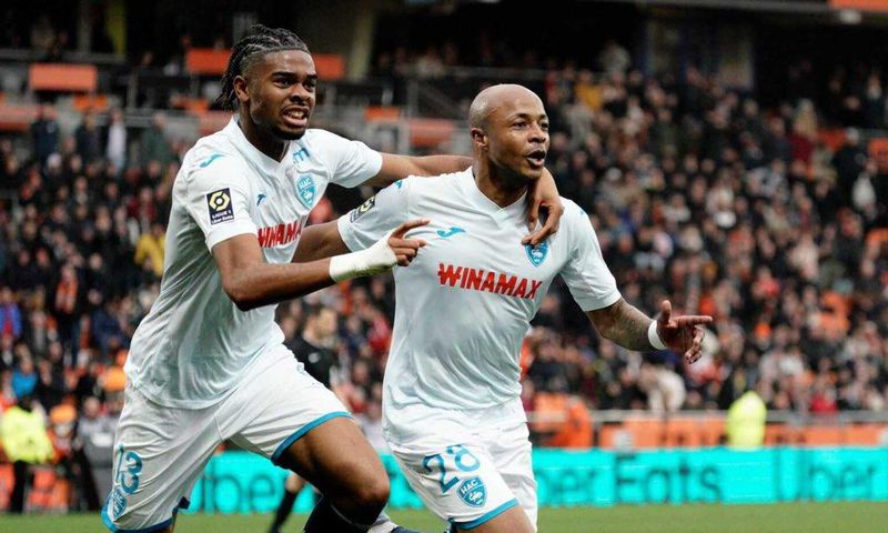Andre Ayew: Ghana captain scores 50th Ligue 1 goal in Le Havre defeat