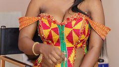 Tracy Sarkcess looking beautiful on her wedding day