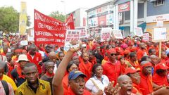 Organised labour strike