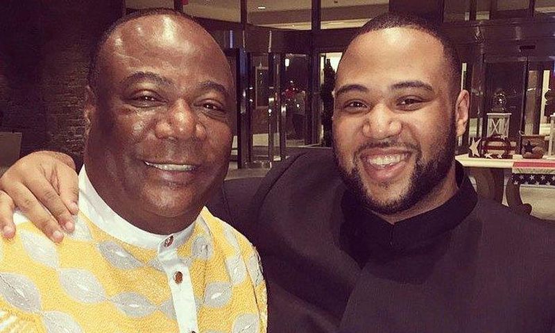 Duncan Williams and son Daniel Williams