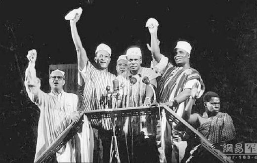 Kwame Nkrumah on independence day