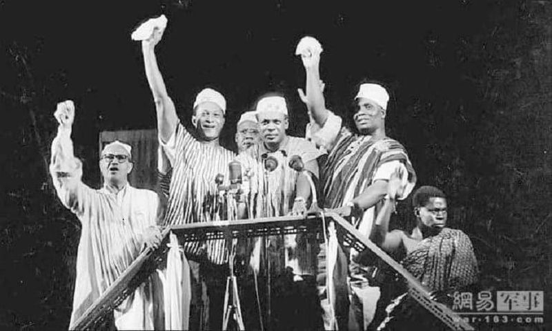 Kwame Nkrumah on independence day