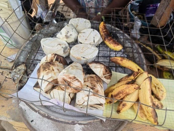 Roasted yam