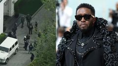 P Diddy home raided