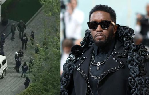 P Diddy home raided