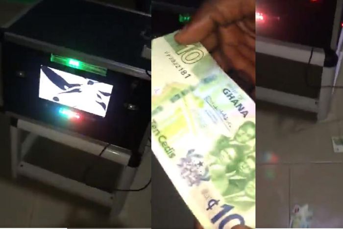 Video shows man printing fake Ghana Cedi notes which look too genuine to figure out