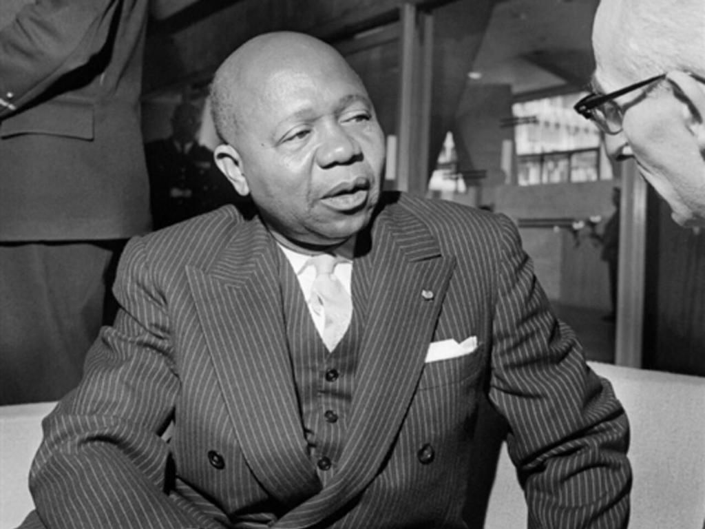 Gabon’s first President, Leon M’ba. [RFI]