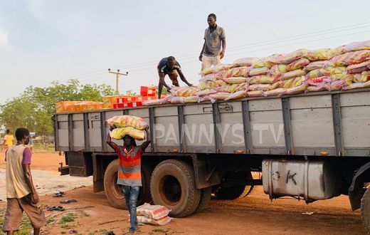 Food for flood victims