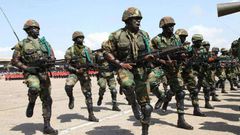 Ghanaian soldiers