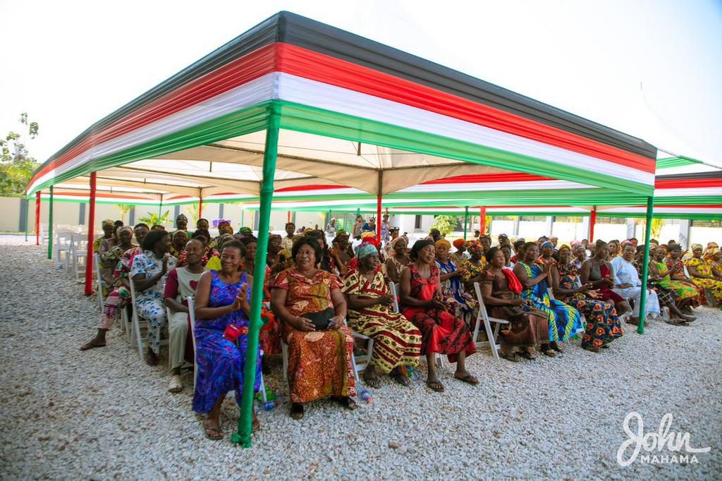 Lordina Mahama hosts and encourages widows in Kintampo