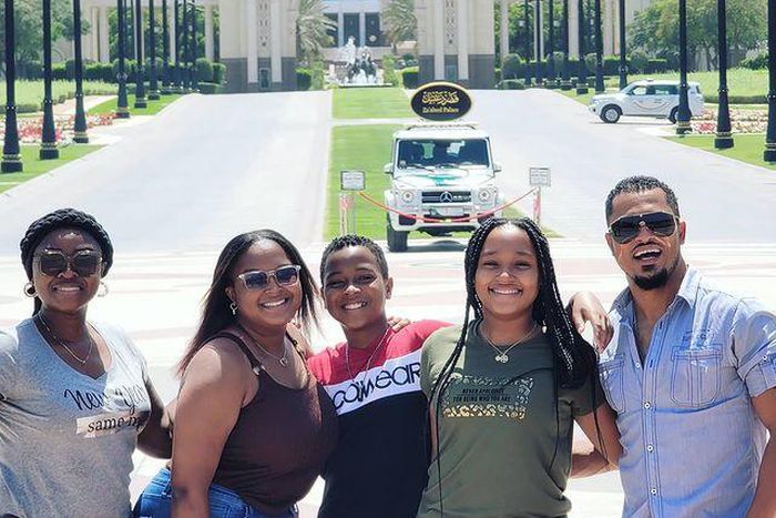 Van Vicker with his family