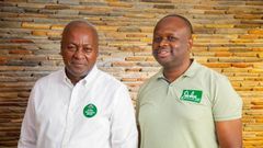 John Mahama and Edward Omane Boamah