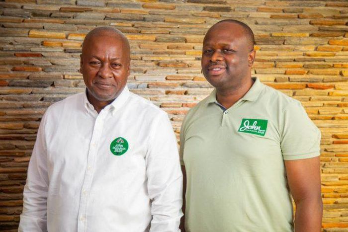 John Mahama and Edward Omane Boamah