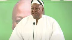 John Mahama delivers  acceptance speech at UDS after winning flagbearer election