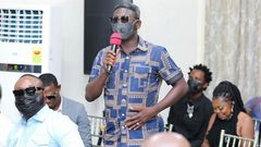 Agya Koo at the meeting with the IGP