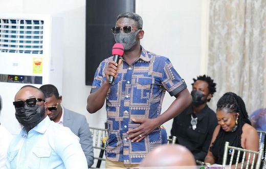 Agya Koo at the meeting with the IGP