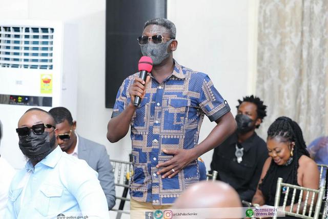Agya Koo at the meeting with the IGP
