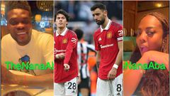 Video: Thomas Partey trolls Man United while having lunch with Nana Aba