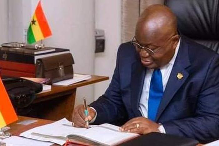 Nana Addo signs