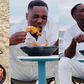 Kofi Gaps takes fufu in asanke with champagne to Dutch beach to mark birthday