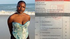 Ama Governor posts her Ghana Law School results online as she marks her birthday