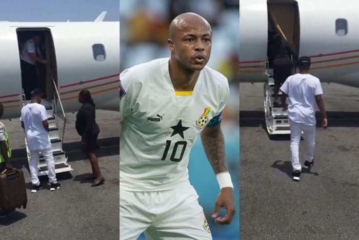 Andre Ayew departs Ghana in private jet amid transfer speculation