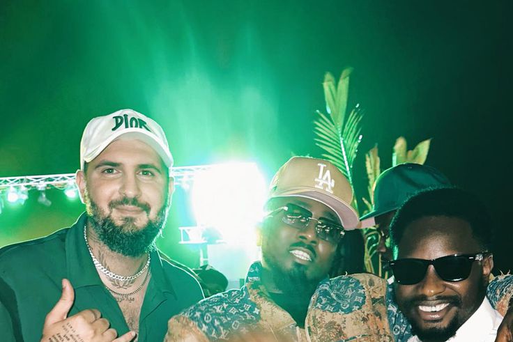 DJ SKY Spotted with Reekado Banks and Ice Prince at Nigeria's Independence Celebration in Ghana