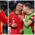 Asamoah Gyan reacts to Ronaldo shedding tears after penalty miss against Slovenia
