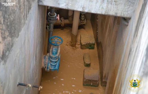 Water treatment plant in galamsey area