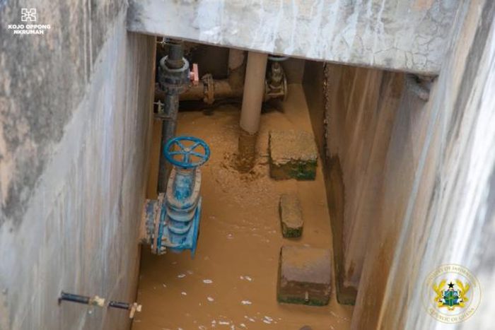 Water treatment plant in galamsey area
