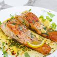 Try this pan seared salmon in lemon butter sauce for lunch