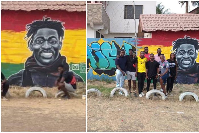 Mural of Christian Atsu unveiled in Tema