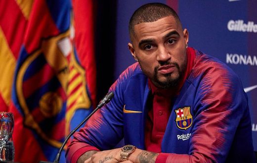 Kevin Prince Boateng presser at Barcelona