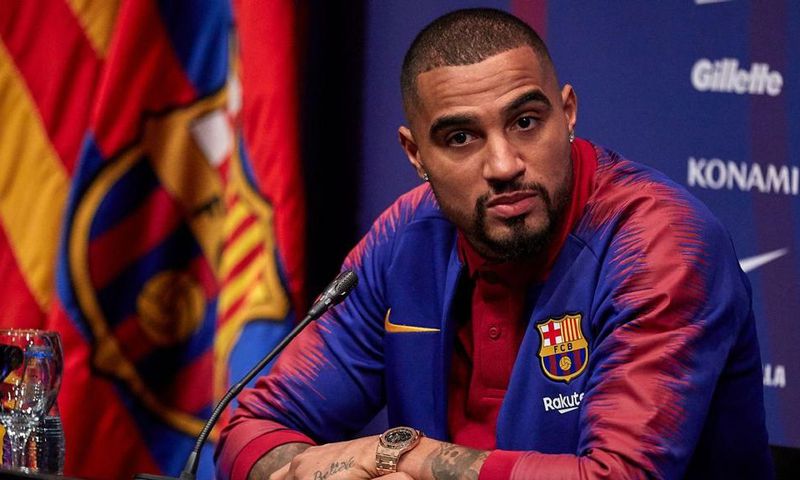 Kevin Prince Boateng presser at Barcelona