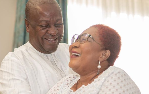 John Mahama and Lordina