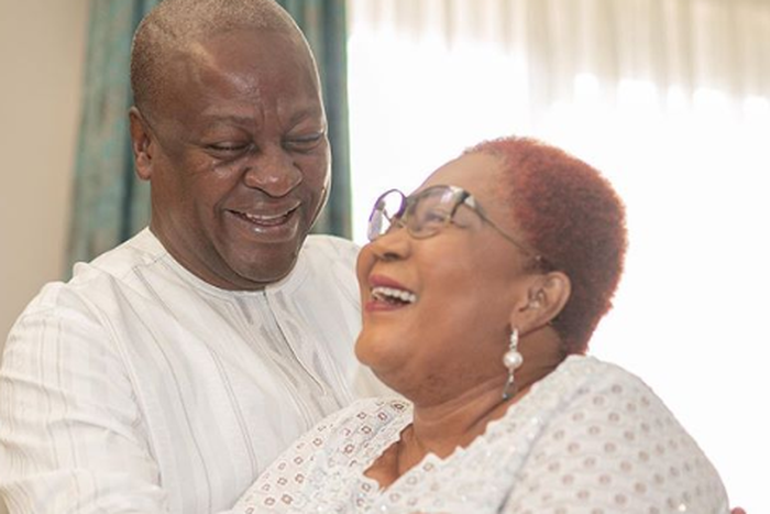 John Mahama and Lordina